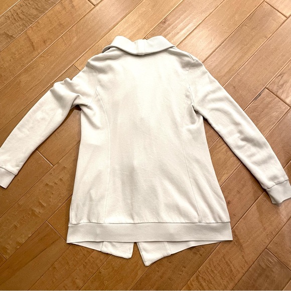 All Saints Dahlia Sweatshirt Cardigan Size Small Color Nude Stone - Picture 5 of 9